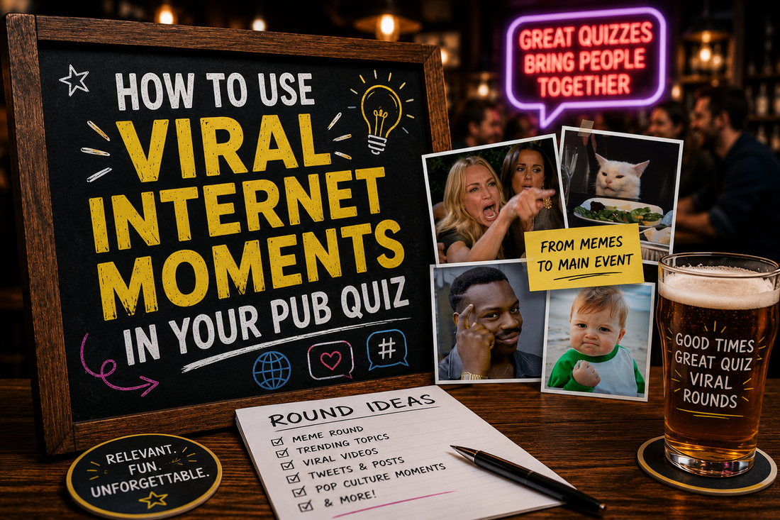 How to Use Viral Internet Moments in Your Pub Quiz