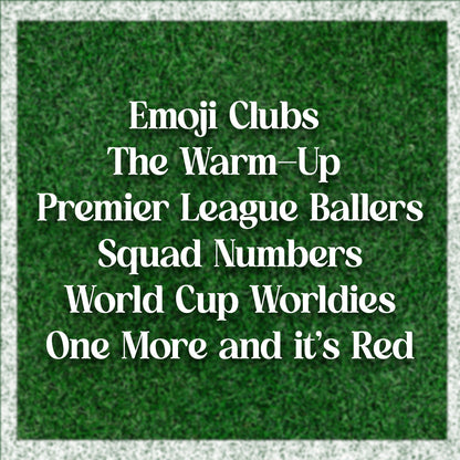 The Football Pub Quiz