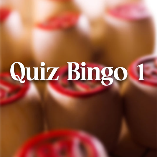 Quiz Bingo 1